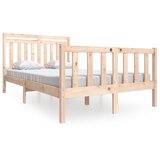  The Living Store Posteljni okvir 135x190 cm trden les - Posteljni Okvir, (21454785) | Shoptok.si