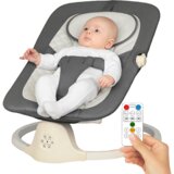  AI pametna dječja električna ljuljačka – tiho ljuljanje, daljinsko upravljanje i Bluetooth glazba | shoptok.hr