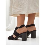 Resti women’s hollow-out block heel sandals Abetle | Shoptok.si