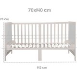 Roba Sivi dječji krevet s podesivom visinom 70x140 cm Easy Sleep – | shoptok.hr