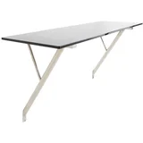 Stenska stenska pisalna miza s stekleno mizno ploščo 40x120 cm Kullaberg –