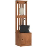 vidaXL Drvo za dvoranu SANDENS 45x40x159,5 cm puno drvo bor Cijene