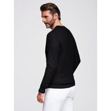 Ombre Structured men's sweater with round neckline - black | shoptok.hr