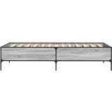  Okvir za krevet boja hrasta 90x200 cm konstruirano drvo i metal | shoptok.hr