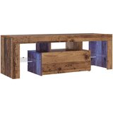 TV ormarić LED boja drva 120 x 36,5 x 40 cm konstruirano drvo | shoptok.hr