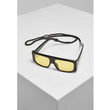 Urban Classics sunglasses raja with strap black/yellow one size Cene