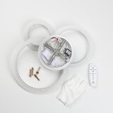  brilagi-led prigušiva plafonska lampa orbits LED/40W/230V 3000-6500K bela + daljinski upravljač | Eponuda.com