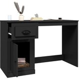  Radni stol s ladicom crni 115 x 50 x 75 cm konstruirano drvo | shoptok.hr