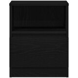 vidaXL Nočna omarica Komplet 2 Črn hrast Les 40x40x50 cm Nočna omarica | Shoptok.si