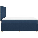  Krevet s oprugama i madracem plavi 160x200 cm od tkanine | shoptok.hr