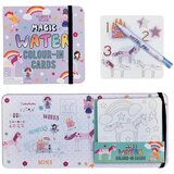 Floss&Rock® čarobna vodna pobarvanka magic colour-in cards fairy unicorn | Shoptok.si