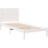 Dugi okvir kreveta bez madraca bijeli 90 x 210 cm masivno drvo | shoptok.hr