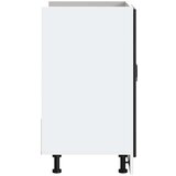 vidaXL Osnovna omarica za umivalnik Kalmar črna 80x46x81,5 cm | Shoptok.si