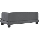 Krevet za pse tamnosivi 80 x 45 x 30 cm baršunasti | Eponuda.ba
