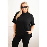 Kesi Three-piece women's Plus Size set black | shoptok.hr