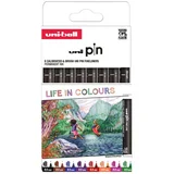 Marker Uni PIN05-200 set 8P Life in colours