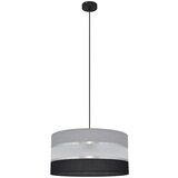  Luster na sajli HELEN 1xE27/15W/230V prečnik 40 cm crna/siva/srebrna | Eponuda.com