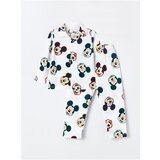LC Waikiki Shirt Collar Long Sleeve Mickey Mouse Printed Baby Boy Pajamas Suit | shoptok.hr