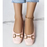 Gemre Pink ballerinas with golden embellishment Iris Cijene