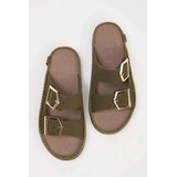 Trendyol Shoes Ženske sandale Takss25Sd00073, Kaki Cene