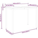  Blagovaonski stolovi Konstruirano drvo | shoptok.hr