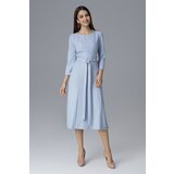 Figl Ženska haljina M631 Light plava | siva | Eponuda.com