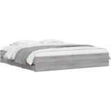  Okvir za krevet s ladicama boja hrasta 200x200 cm drveni | shoptok.hr