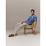 Reserved Lanena regular fit košulja - plava | shoptok.hr