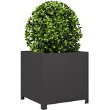  Vrtna sadilica crna 50 x 50 x 50 cm čelična | shoptok.hr