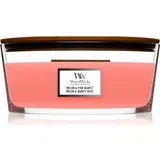 woodwick mirisna sveća melon & pink quartz elipse