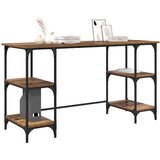  Stol s policom Staro drvo 140 x 50 x 75 cm Konstruirano drvo | shoptok.hr