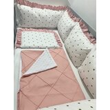 Zoreti_Kids Ogradica I posteljina za bebe roza | ePonuda.com
