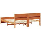  Krevetna konstrukcija Vosak smeđa 180 x 200 cm Masivna borovina | shoptok.hr