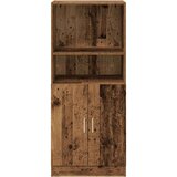 vidaXL Kuhinjska omarica starinski les 57x41,5x131,5 cm inž. les | Shoptok.si
