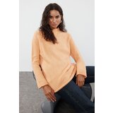 Trendyol Orange Soft Textured Stand-up Collar Knitwear Sweater | Shoptok.si