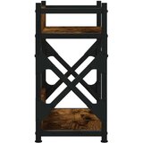 Stalak za pisač s 2 razine boja hrasta 40 x 20 x 40 cm drveni | shoptok.hr