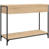  Konzolni stol boja hrasta 100 x 34 5 x 75 cm konstruirano drvo | shoptok.hr