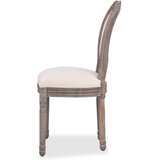 The Living Store Blagovaonske stolice od tkanine 2 kom krem | shoptok.hr