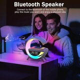 SUEWIDFAY namizna LED svetilka z 15 W brezžičnim polnilnikom in uro | Shoptok.si
