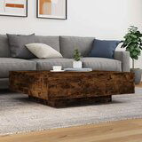  Stolić za kavu boja hrasta 100x100x31 cm konstruirano drvo | shoptok.hr