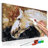  Slika za samostalno slikanje - White Horse 60x40 | shoptok.hr