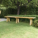 vidaXL Vrtna klupa 220 cm od masivne impregnirane borovine Cijene