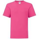 Fruit Of The Loom Pink children's t-shirt in combed cotton Cene
