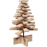  Drveno ukrasno božićno drvce 60 cm od masivne borovine | shoptok.hr