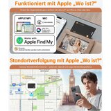 NOVOO pametna sledilna kartica z brezžičnim polnjenjem za apple find my (ios) odprta embalaža | Shoptok.si