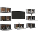 TV ormarići 7 kom siva boja betona 30 5 x 30 x 60 cm od iverice | shoptok.hr
