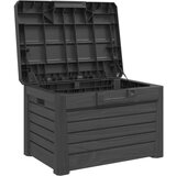 vidaXL Zunanja škatla za blazine antracitna 73x50,5x46,5 cm PP | Shoptok.si