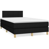  Krevet box spring s madracem crni 120 x 190 cm od tkanine | shoptok.hr