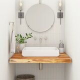 vidaXL Kopalniški pult 70x60x2,5 cm pravokoten trden akacijev les | Shoptok.si