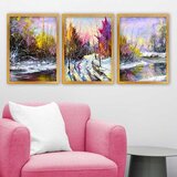 Wallity Set uramljenih slika 3AC_6541785, 3 Dela | ePonuda.com